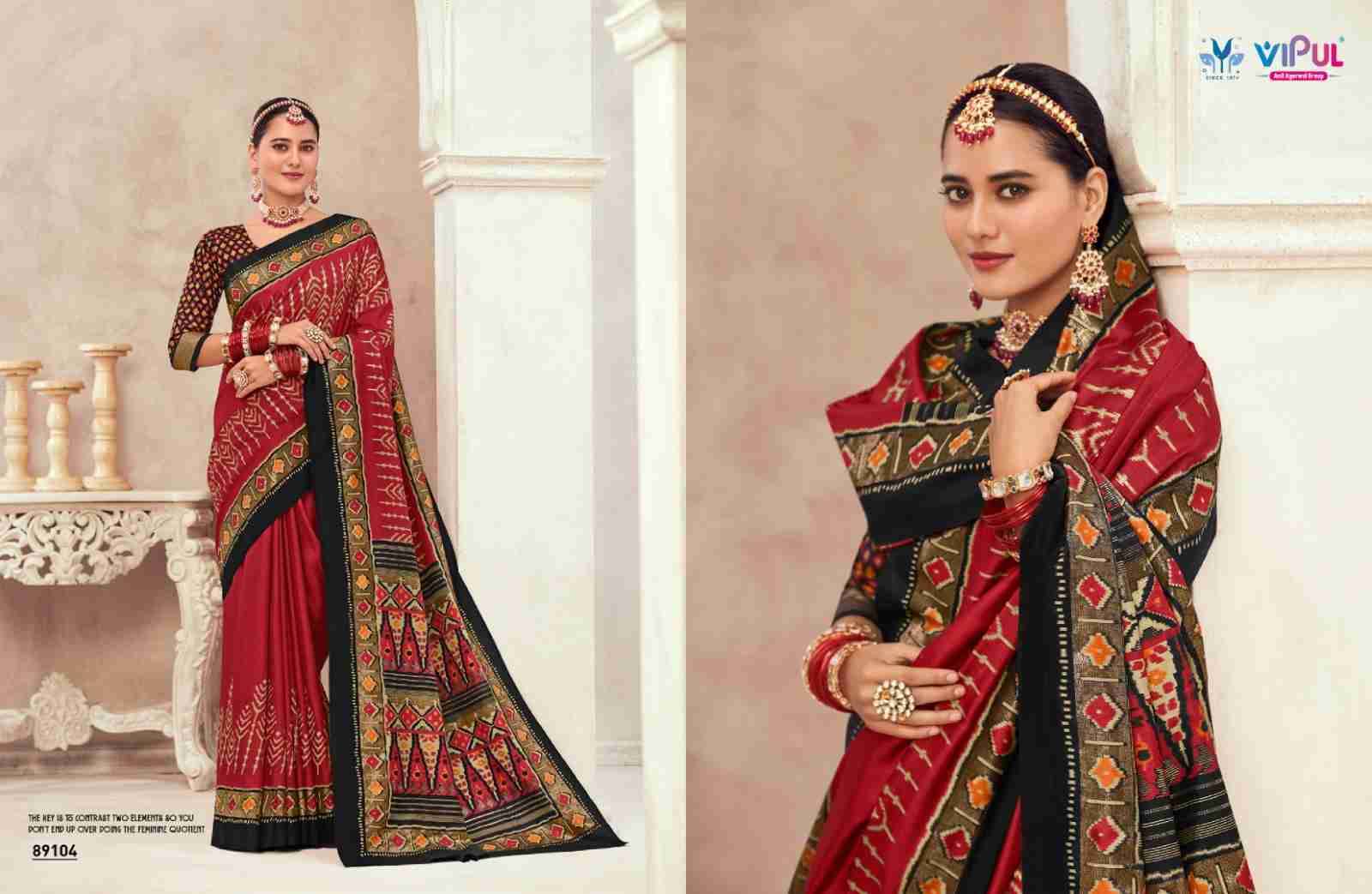 Gulmarg Silk Vol-6 By Vipul Fashion 89100 To 89111 Series Indian Traditional Wear Collection Beautiful Stylish Fancy Colorful Party Wear & Occasional Wear Soft Silk Sarees At Wholesale Price