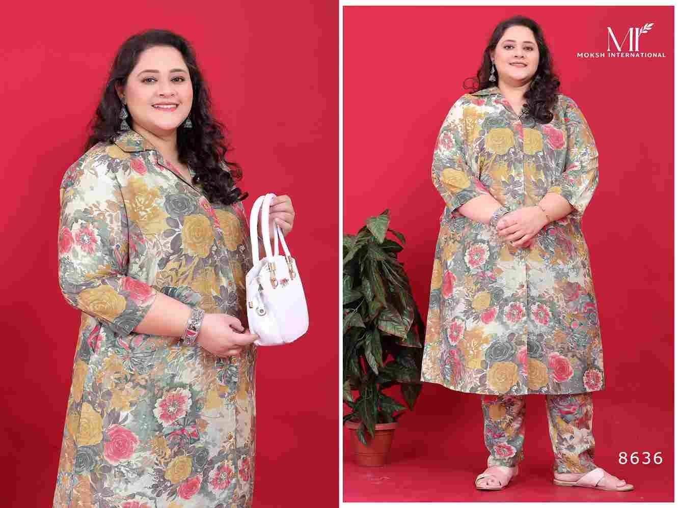 Big Size Co-Ord Set Vol-3 By Moksh International 8635 To 8636 Series Designer Stylish Fancy Colorful Beautiful Party Wear & Ethnic Wear Collection Fancy Co-Ords At Wholesale Price