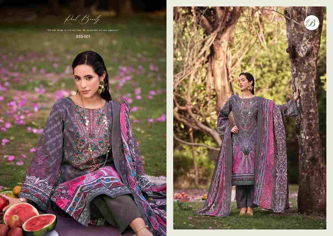 Naira Vol-102 By Belliza 833-001 To 833-008 Series Beautiful Festive Suits Stylish Fancy Colorful Casual Wear & Ethnic Wear Pure Cotton Print Dresses At Wholesale Price
