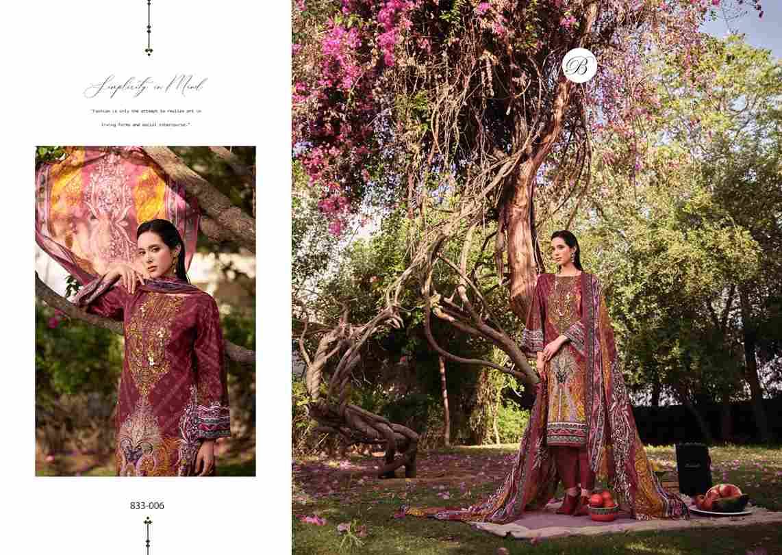 Naira Vol-102 By Belliza 833-001 To 833-008 Series Beautiful Festive Suits Stylish Fancy Colorful Casual Wear & Ethnic Wear Pure Cotton Print Dresses At Wholesale Price