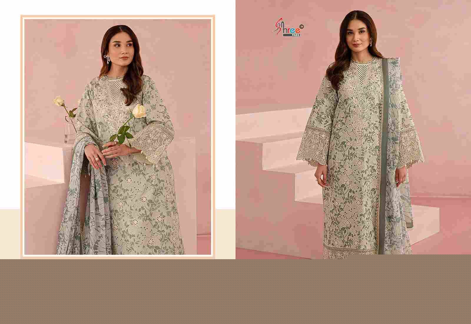 Ombre Chikankari Collection Vol-1 By Shree Fabs 3861 To 3868 Series Designer Pakistani Suits Collection Beautiful Stylish Fancy Colorful Party Wear & Ethnic Wear Pure Viscose With Pure Cotton With Embroidery Dresses At Wholesale Price