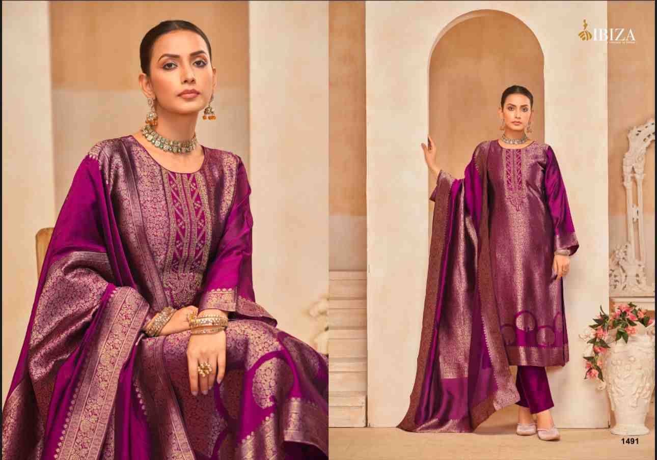 Sakhi Vol-7 By Ibiza 1491 To 1494 Series Beautiful Festive Suits Colorful Stylish Fancy Casual Wear & Ethnic Wear Pure Bangalori Silk Jacquard Dresses At Wholesale Price
