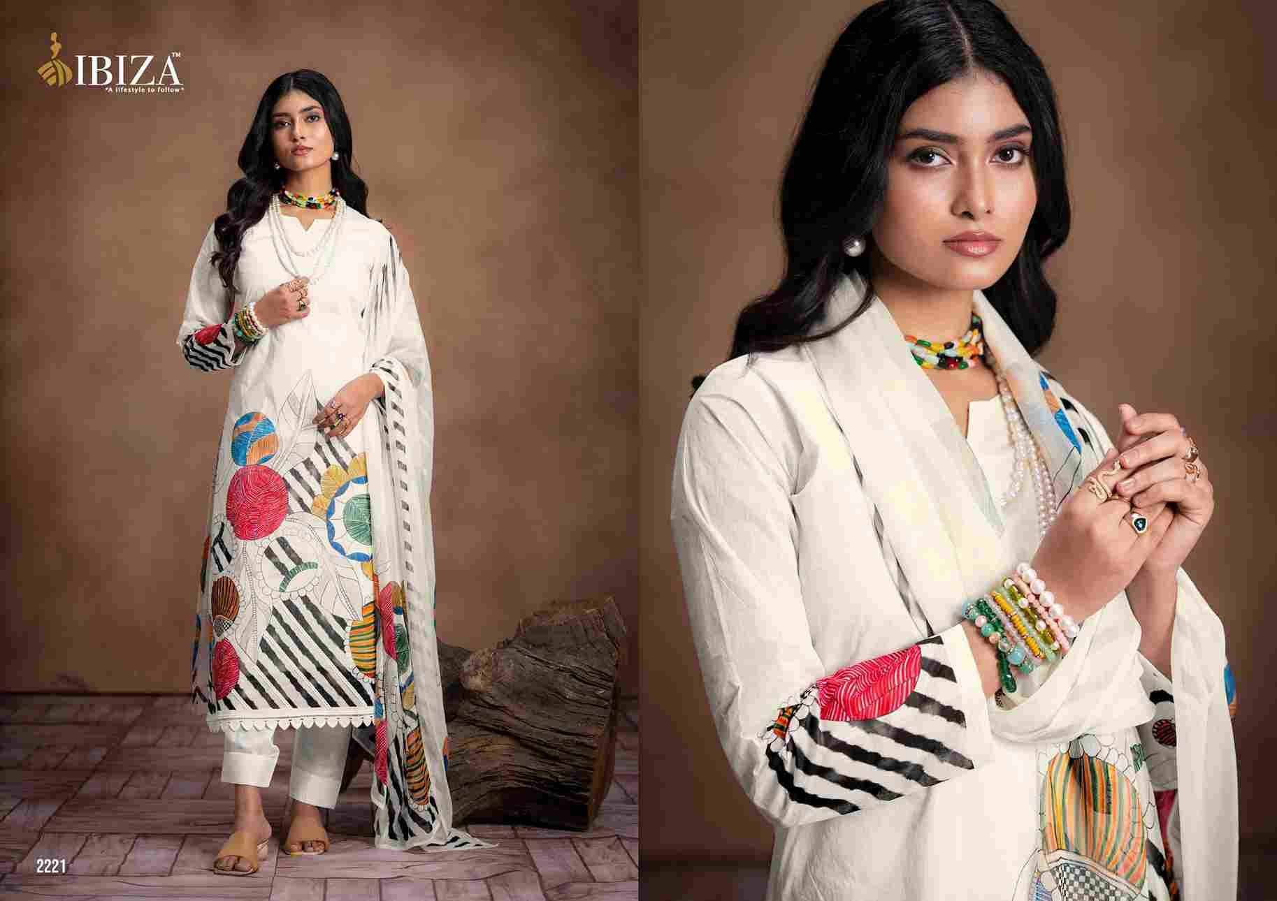 Rubina By Ibiza 2221 To 2224 Series Beautiful Festive Suits Colorful Stylish Fancy Casual Wear & Ethnic Wear Pure Organza Dresses At Wholesale Price