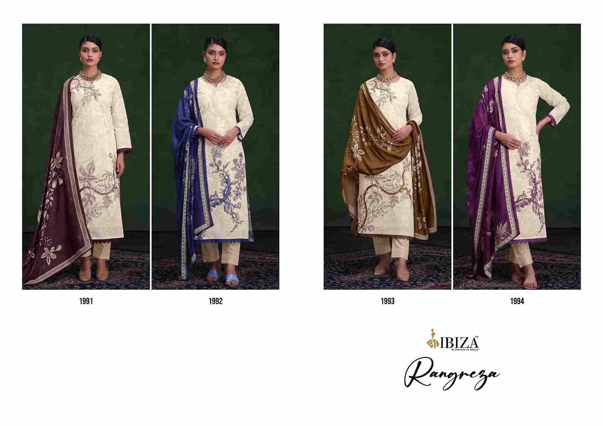 Rangreza By Ibiza 1991 To 1994 Series Beautiful Festive Suits Colorful Stylish Fancy Casual Wear & Ethnic Wear Pure Organza Dresses At Wholesale Price