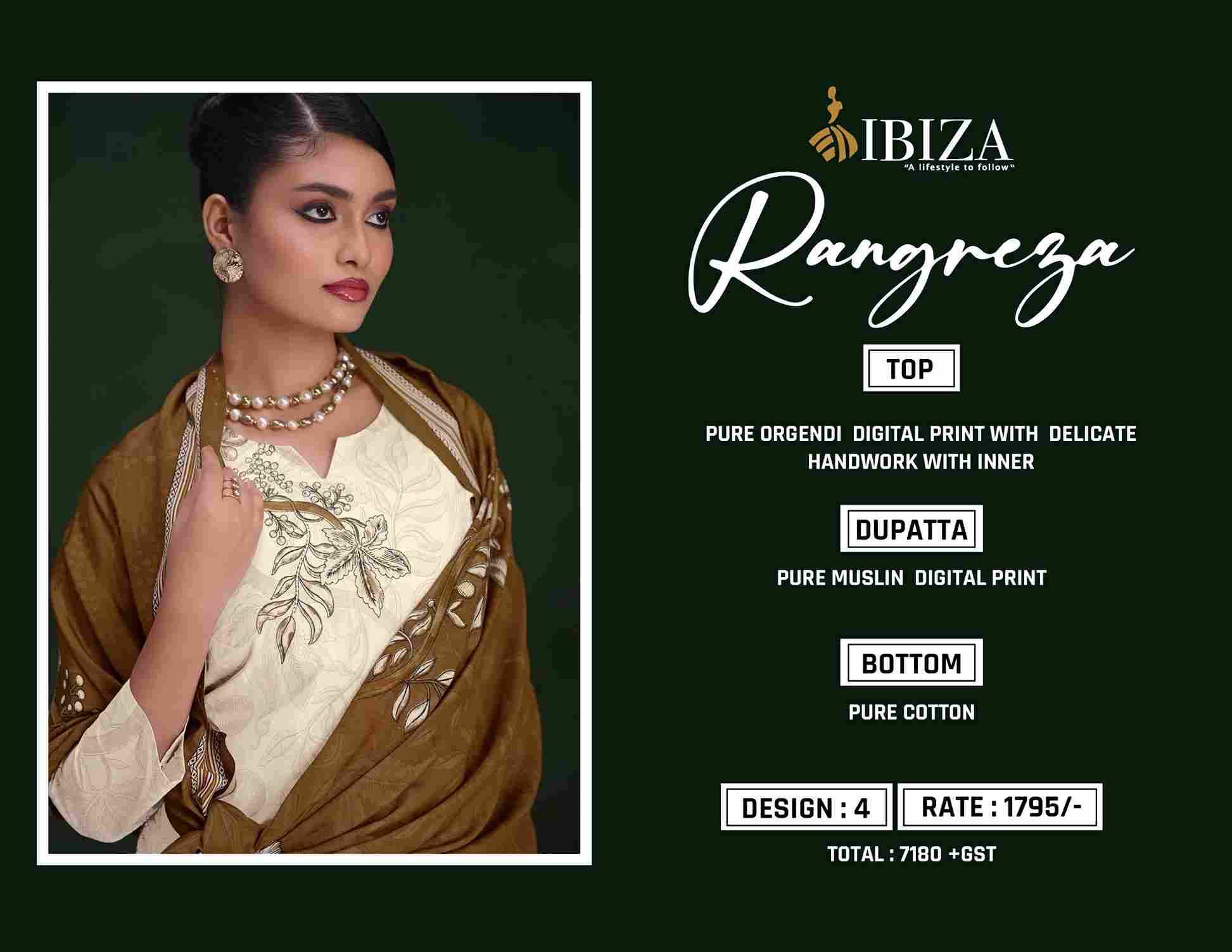 Rangreza By Ibiza 1991 To 1994 Series Beautiful Festive Suits Colorful Stylish Fancy Casual Wear & Ethnic Wear Pure Organza Dresses At Wholesale Price