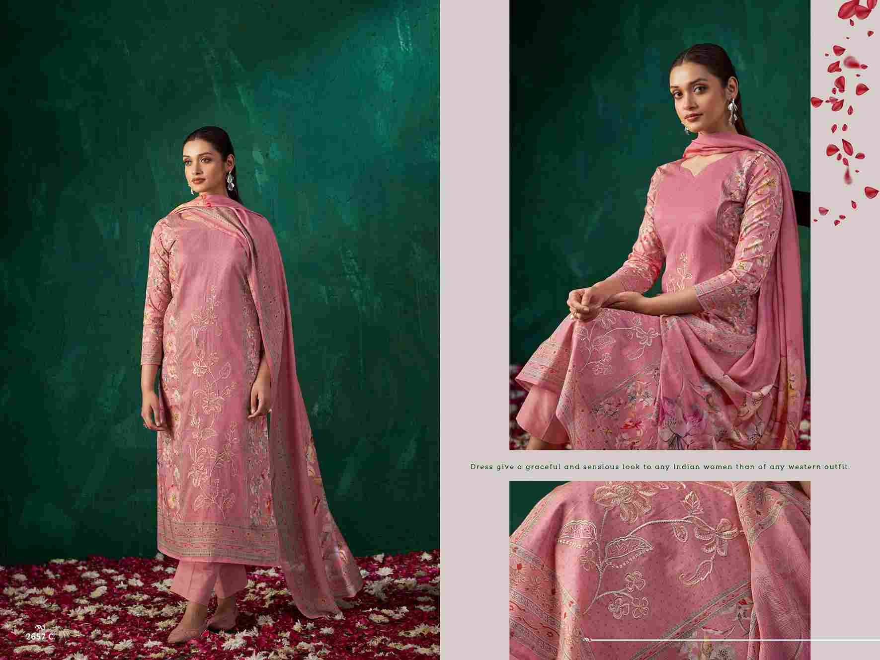 Celebrations VOl-3 By Sargam Prints 2657-A To 2657-D Series Beautiful Festive Suits Stylish Fancy Colorful Casual Wear & Ethnic Wear Pure Cambric Dresses At Wholesale Price