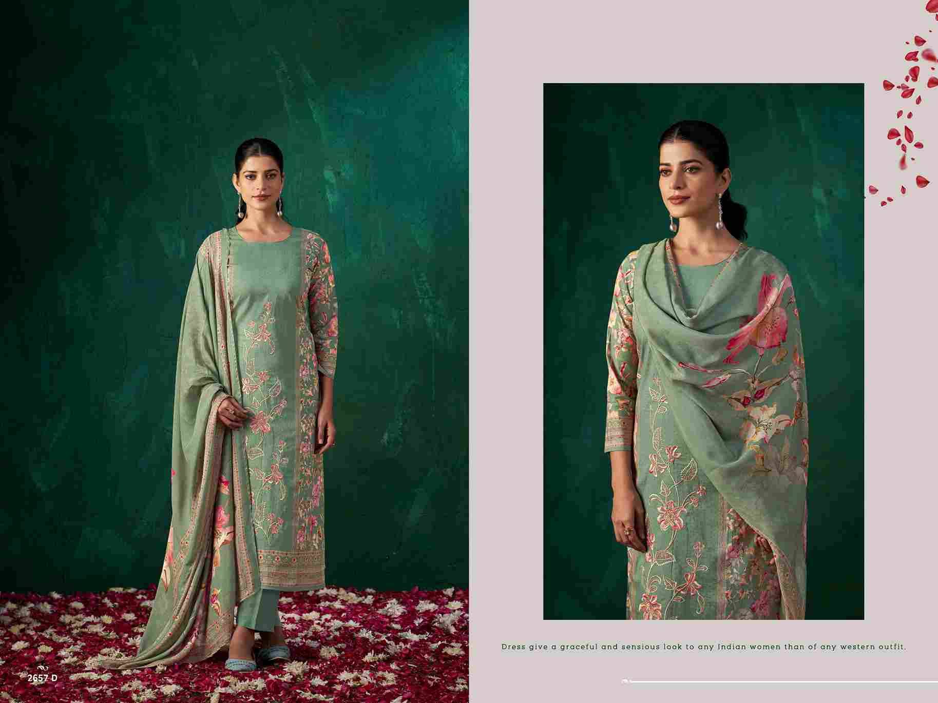 Celebrations VOl-3 By Sargam Prints 2657-A To 2657-D Series Beautiful Festive Suits Stylish Fancy Colorful Casual Wear & Ethnic Wear Pure Cambric Dresses At Wholesale Price