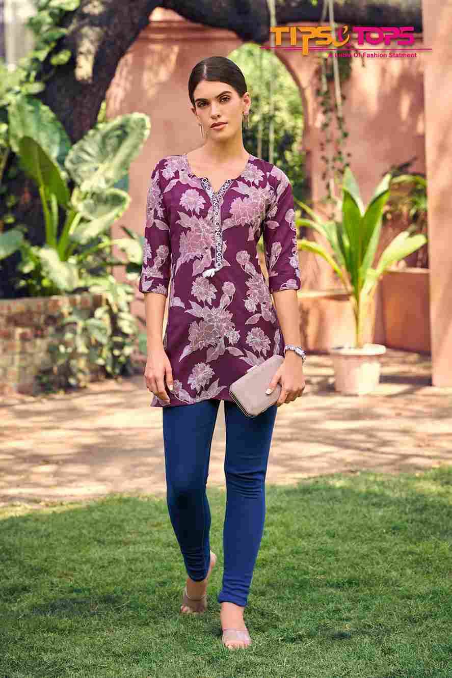 Cotton Candy Vol-6 By Tips And Tops 1001 To 1008 Series Designer Stylish Fancy Colorful Beautiful Party Wear & Ethnic Wear Collection Cotton Tops At Wholesale Price