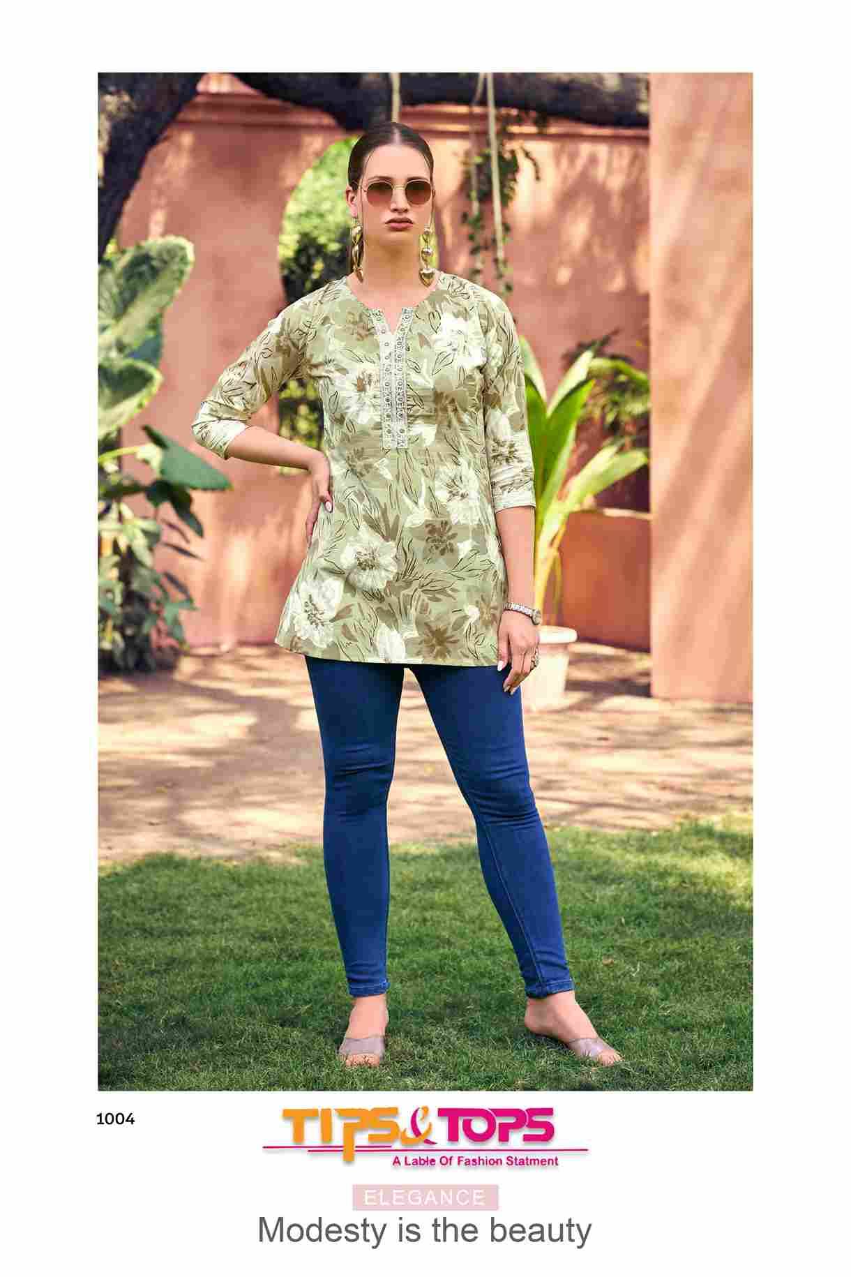 Cotton Candy Vol-6 By Tips And Tops 1001 To 1008 Series Designer Stylish Fancy Colorful Beautiful Party Wear & Ethnic Wear Collection Cotton Tops At Wholesale Price