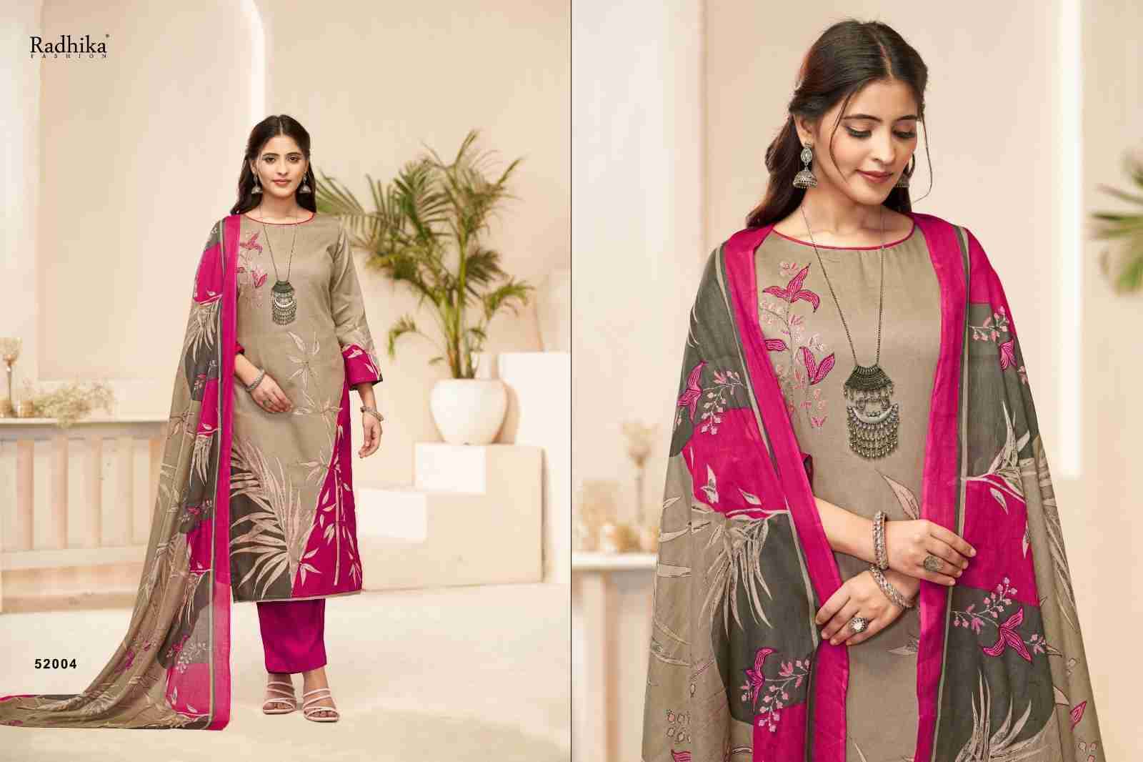 Aleena By Azara 52001 To 52004 Series Beautiful Festive Suits Stylish Fancy Colorful Casual Wear & Ethnic Wear Pure Jam Cotton Dresses At Wholesale Price