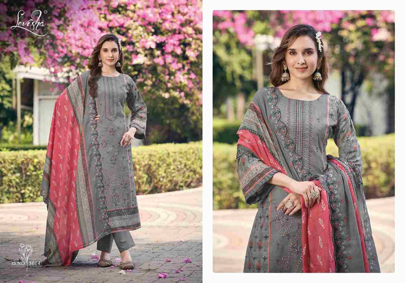 Madhubala Vol-3 By Levisha 3013 To 3020 Series Festive Suits Beautiful Fancy Colorful Stylish Party Wear & Occasional Wear Cambric Lawn Cotton Dresses At Wholesale Price