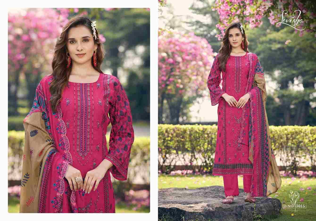 Madhubala Vol-3 By Levisha 3013 To 3020 Series Festive Suits Beautiful Fancy Colorful Stylish Party Wear & Occasional Wear Cambric Lawn Cotton Dresses At Wholesale Price