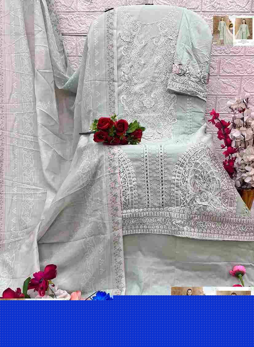 Maria B Color Collection Vol-1 By Shree Fabs 3892-A To 3892-D Series Designer Pakistani Suits Collection Beautiful Stylish Fancy Colorful Party Wear & Ethnic Wear Pure Viscose With Pure Cotton With Embroidery Dresses At Wholesale Price