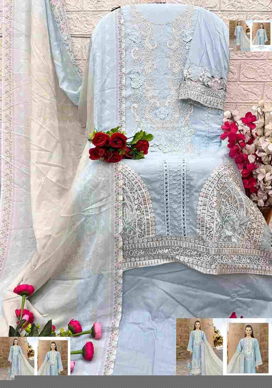 Maria B Color Collection Vol-1 By Shree Fabs 3892-A To 3892-D Series Designer Pakistani Suits Collection Beautiful Stylish Fancy Colorful Party Wear & Ethnic Wear Pure Viscose With Pure Cotton With Embroidery Dresses At Wholesale Price