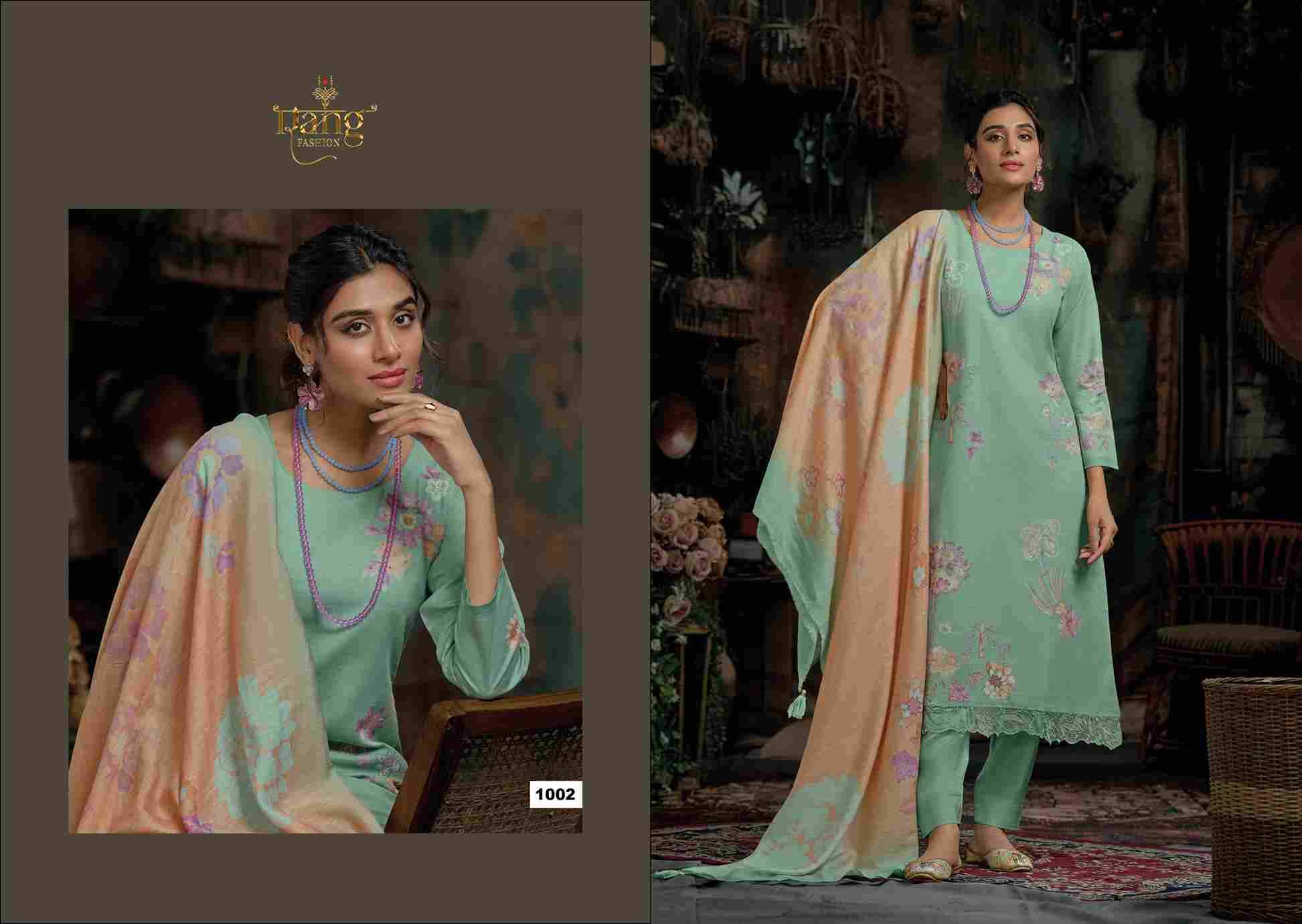 Clara By Rang Fashion 1001 To 1004 Series Beautiful Stylish Festive Suits Fancy Colorful Casual Wear & Ethnic Wear & Ready To Wear Viscose Linen Dresses At Wholesale Price
