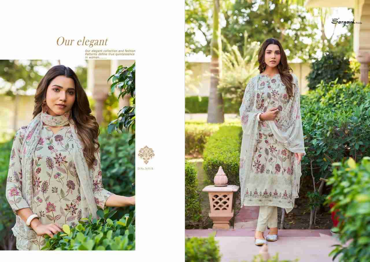 Shivani By Sargam Prints 2635-A To 2635-D Series Beautiful Festive Suits Stylish Fancy Colorful Casual Wear & Ethnic Wear Pure Jam Dresses At Wholesale Price