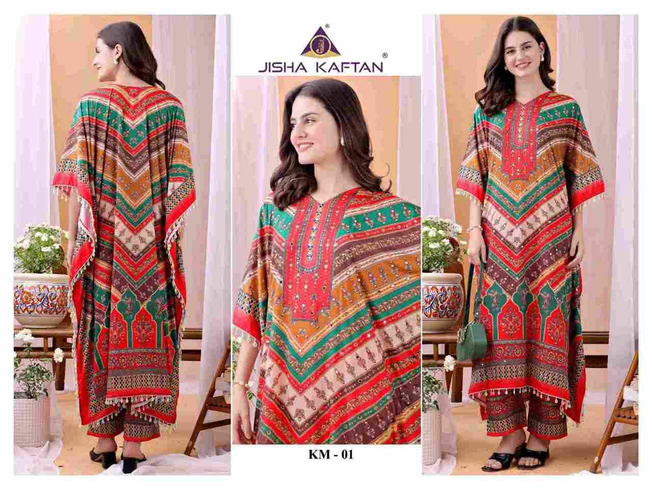 Kaftan Co-Ord Set Vol-1 By Jelite 01 To 08 Series Designer Stylish Fancy Colorful Beautiful Party Wear & Ethnic Wear Collection Silk Kaftan At Wholesale Price