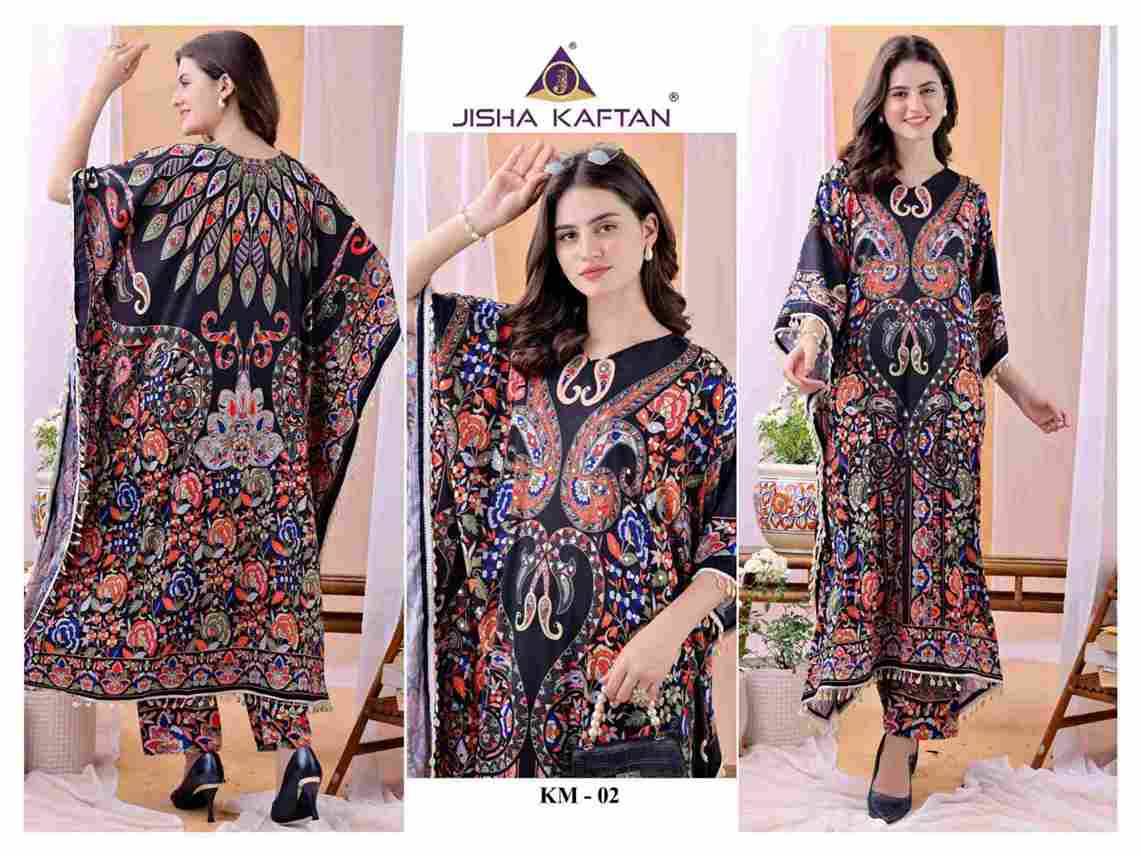 Kaftan Co-Ord Set Vol-1 By Jelite 01 To 08 Series Designer Stylish Fancy Colorful Beautiful Party Wear & Ethnic Wear Collection Silk Kaftan At Wholesale Price