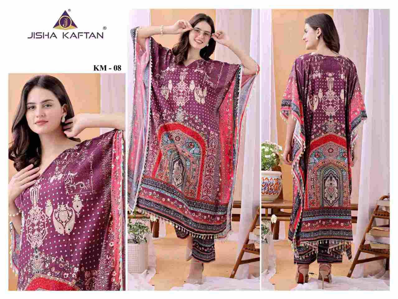Kaftan Co-Ord Set Vol-1 By Jelite 01 To 08 Series Designer Stylish Fancy Colorful Beautiful Party Wear & Ethnic Wear Collection Silk Kaftan At Wholesale Price