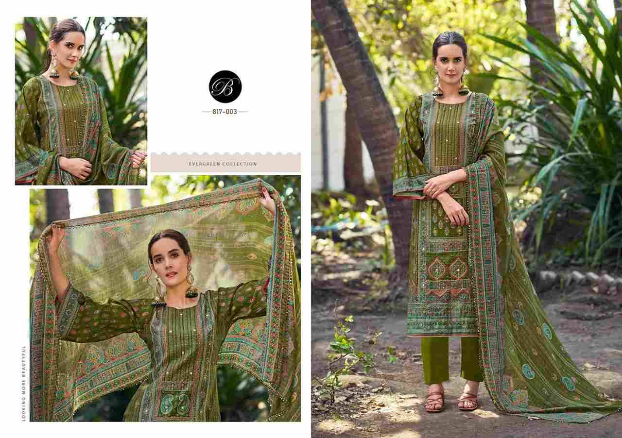 Nusrat Vol-4 By Belliza 817-001 To 817-006 Series Beautiful Festive Suits Stylish Fancy Colorful Casual Wear & Ethnic Wear Pure Viscose Muslin Print Dresses At Wholesale Price
