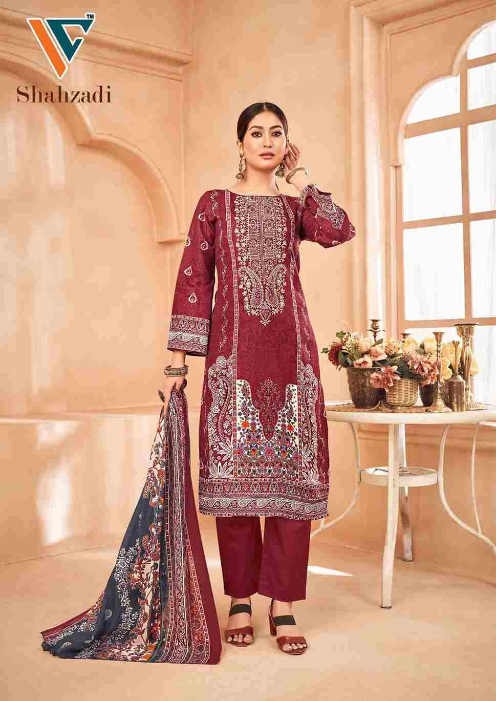 Shahzadi Vol-4 By Vandana Creation 4001 To 4008 Series Beautiful Festive Suits Stylish Fancy Colorful Casual Wear & Ethnic Wear Cotton Print Dresses At Wholesale Price