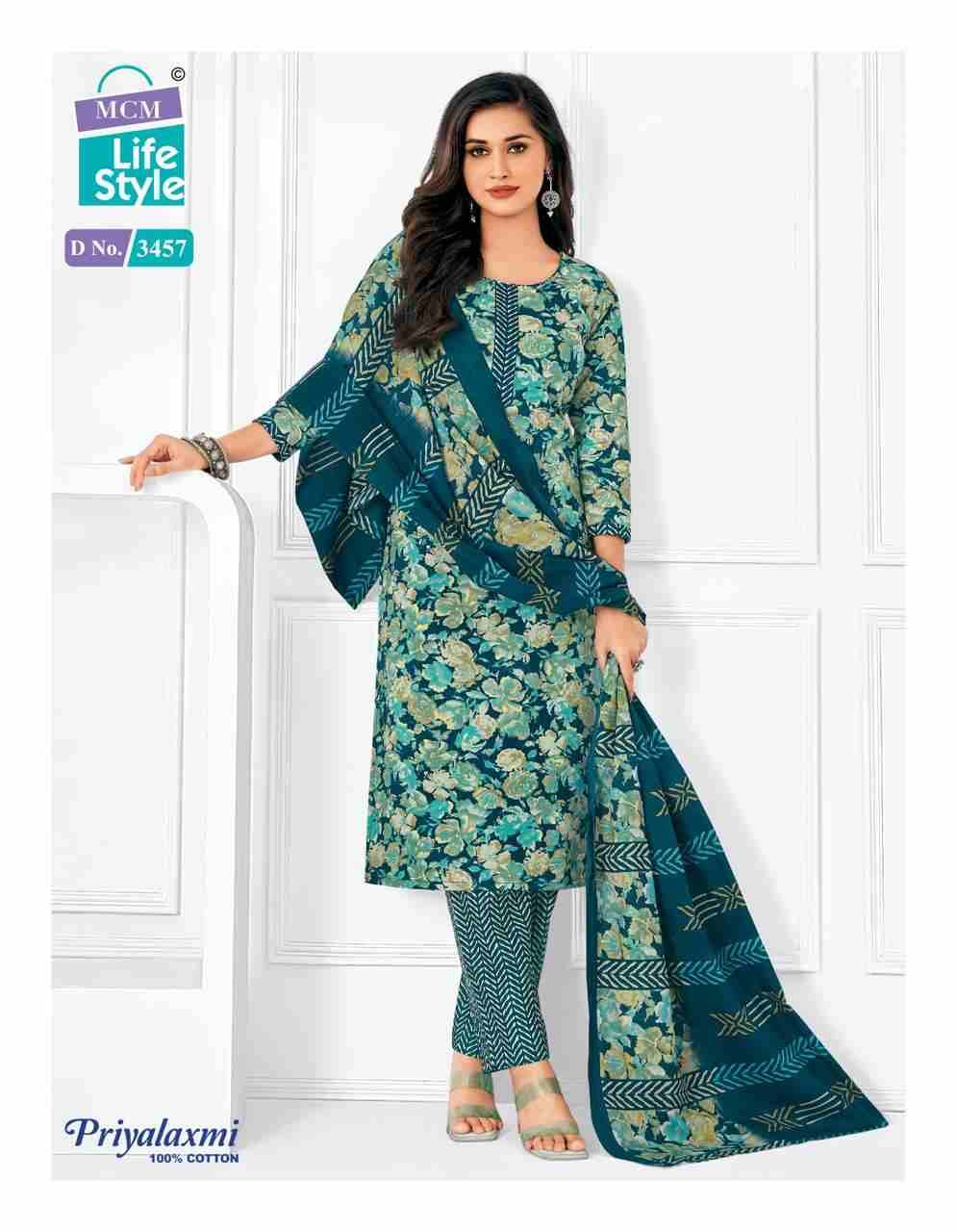 Priyalaxmi Vol-34 By MCM Lifestyle 3456 To 3475 Series Beautiful Festive Suits Stylish Fancy Colorful Casual Wear & Ethnic Wear Pure Cotton Print Dresses At Wholesale Price