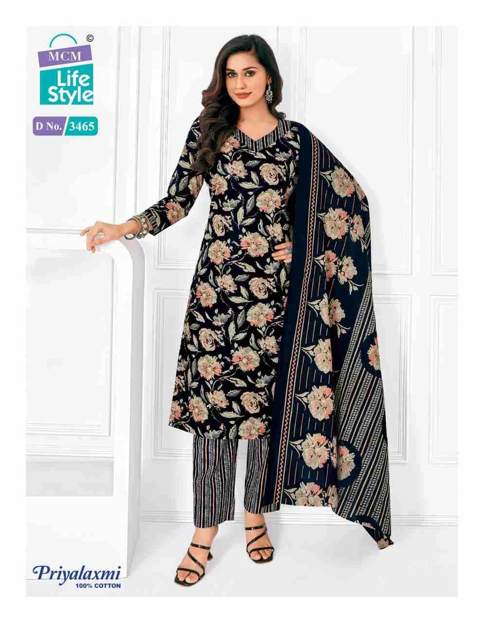 Priyalaxmi Vol-34 By MCM Lifestyle 3456 To 3475 Series Beautiful Festive Suits Stylish Fancy Colorful Casual Wear & Ethnic Wear Pure Cotton Print Dresses At Wholesale Price