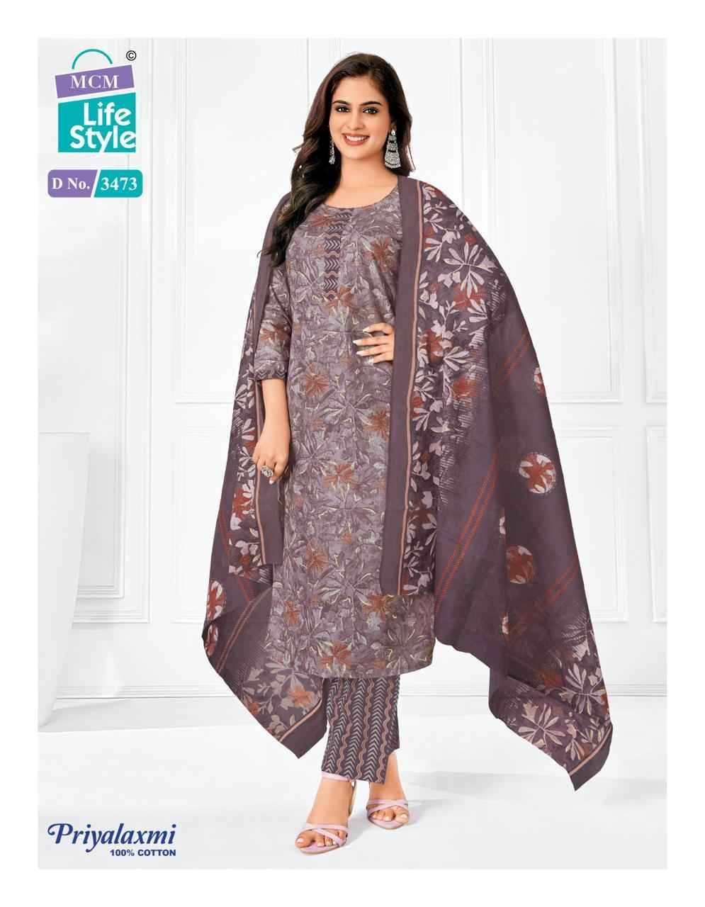 Priyalaxmi Vol-34 By MCM Lifestyle 3456 To 3475 Series Beautiful Festive Suits Stylish Fancy Colorful Casual Wear & Ethnic Wear Pure Cotton Print Dresses At Wholesale Price