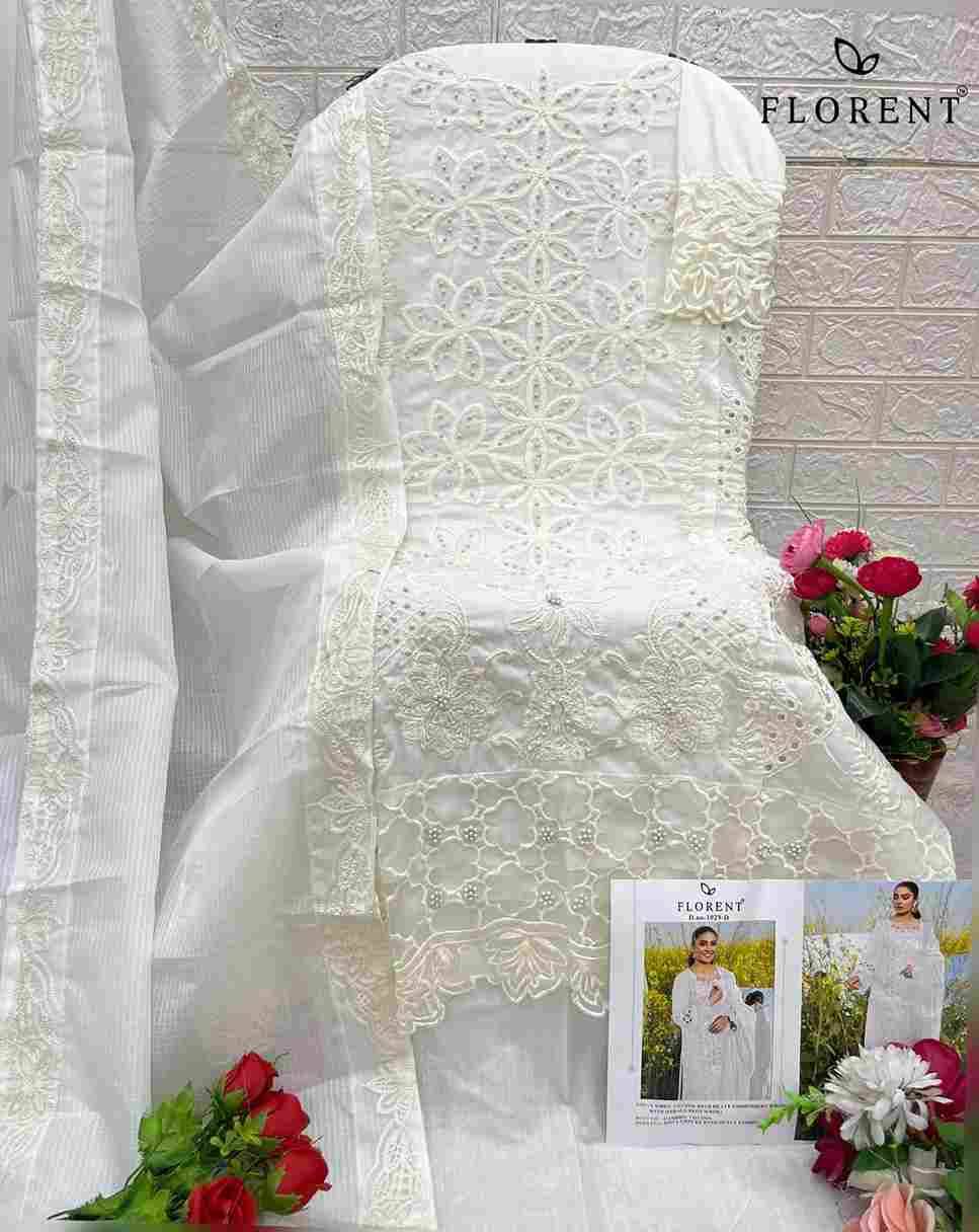 Florent 1029 Colours By Fashid Wholesale 1029-A To 1029-D Series Pakistani Suits Beautiful Fancy Colorful Stylish Party Wear & Occasional Wear Cambric Cotton Embroidery Dresses At Wholesale Price