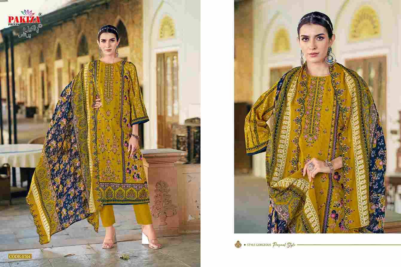 Khushboo Vol-57 By Pakiza Prints 5701 To 5710 Series Beautiful Festive Suits Stylish Fancy Colorful Party Wear & Occasional Wear Lawn Cotton Dresses At Wholesale Price