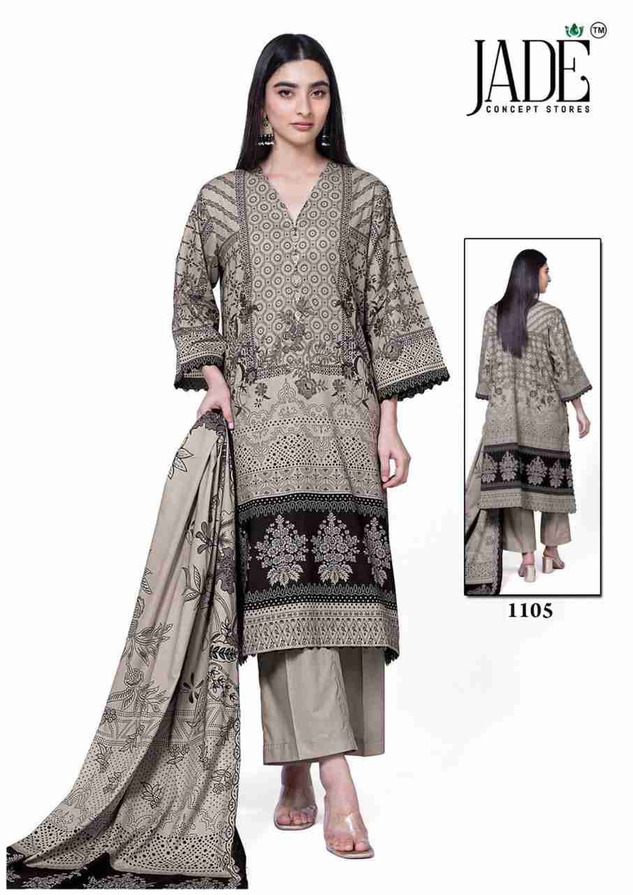 Bin Saeed Vol-11 By Jade 1101 To 1106 Series Beautiful Festive Suits Stylish Fancy Colorful Casual Wear & Ethnic Wear Pure Lawn Cotton Print Dresses At Wholesale Price