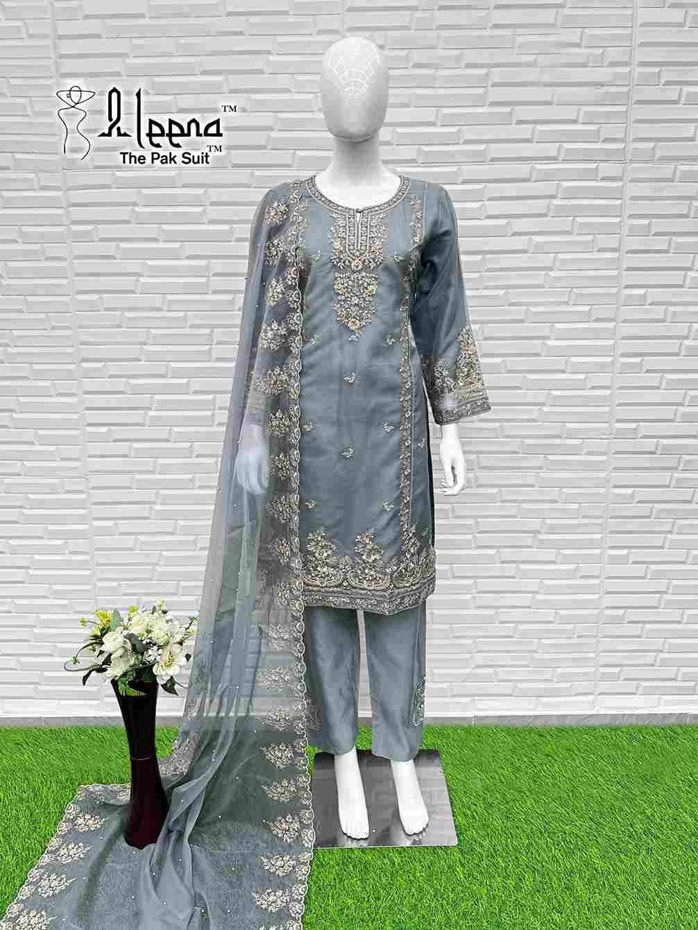 Aleena 1138 Colours By Aleena 1138-A To 1138-D Series Beautiful Pakistani Suits Stylish Fancy Colorful Party Wear & Occasional Wear Organza Khadi Embroidered Dresses At Wholesale Price