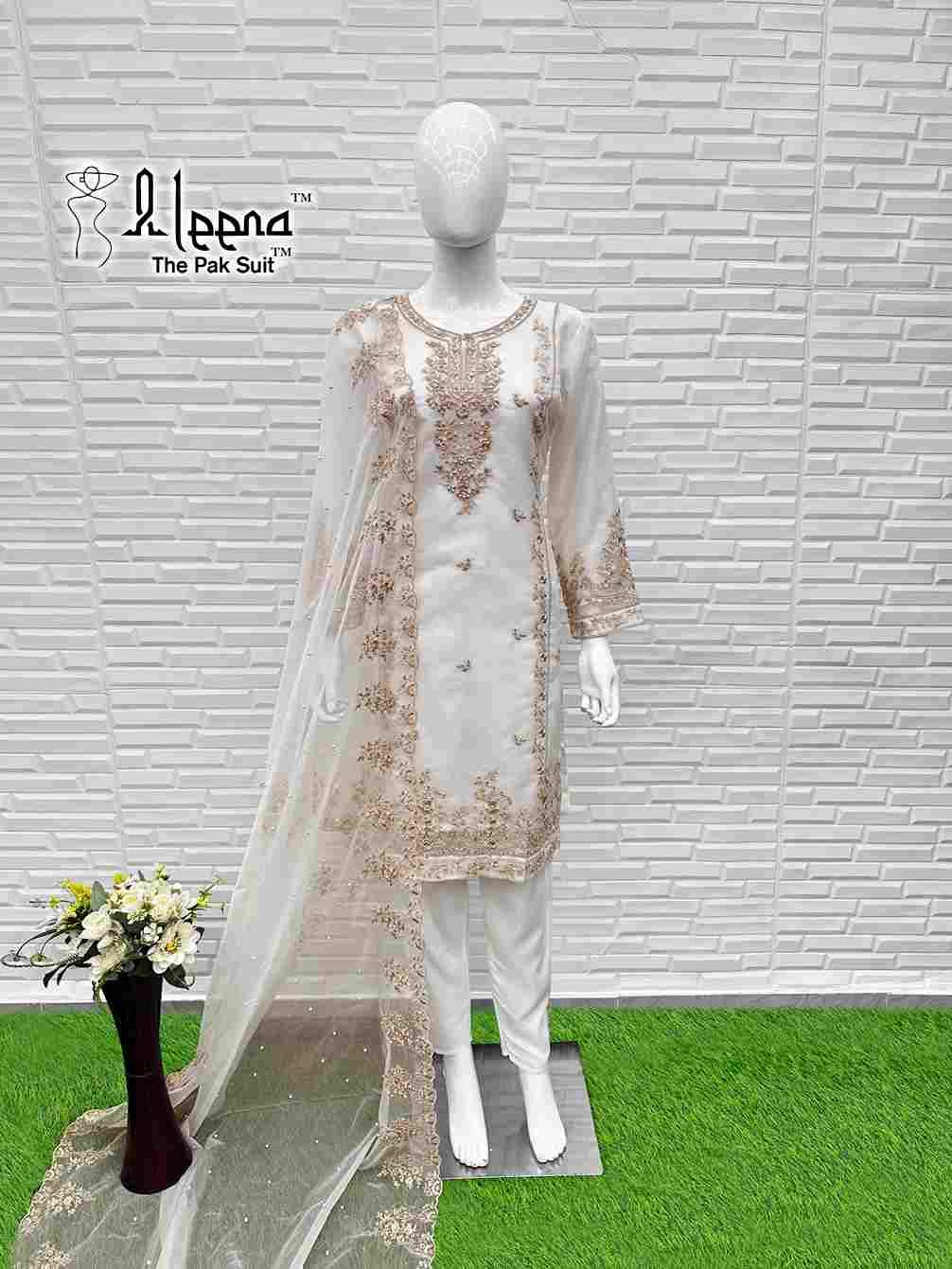 Aleena 1138 Colours By Aleena 1138-A To 1138-D Series Beautiful Pakistani Suits Stylish Fancy Colorful Party Wear & Occasional Wear Organza Khadi Embroidered Dresses At Wholesale Price