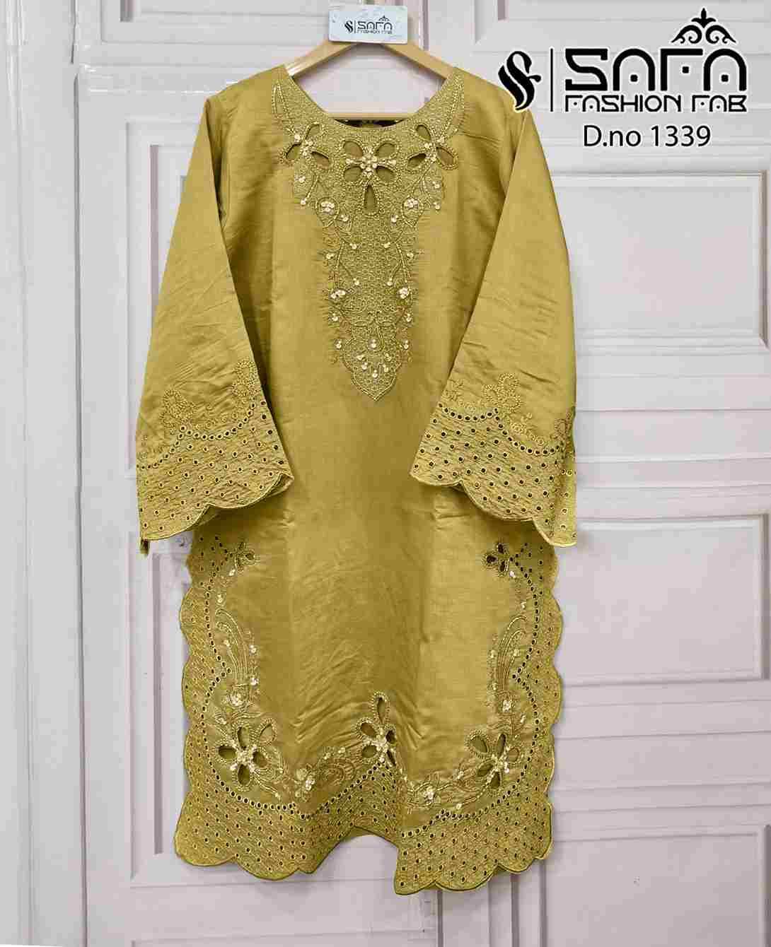 Safa 1339 Colours By Safa Fashion 1339-A To 1339-C Series Designer Stylish Fancy Colorful Beautiful Party Wear & Ethnic Wear Collection Heavy Viscose Dresses At Wholesale Price