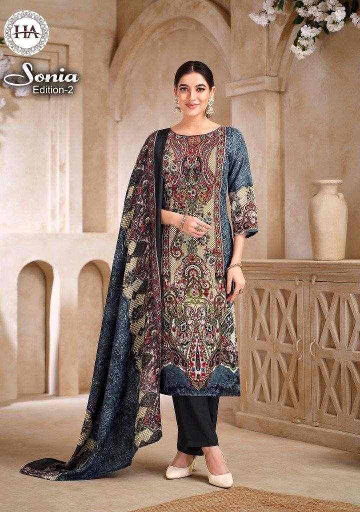 Sonia Vol-2 By Harshit Fashion Hub 1894-001 To 1894-008 Series Beautiful Festive Suits Stylish Fancy Colorful Casual Wear & Ethnic Wear Pure Cotton Dresses At Wholesale Price