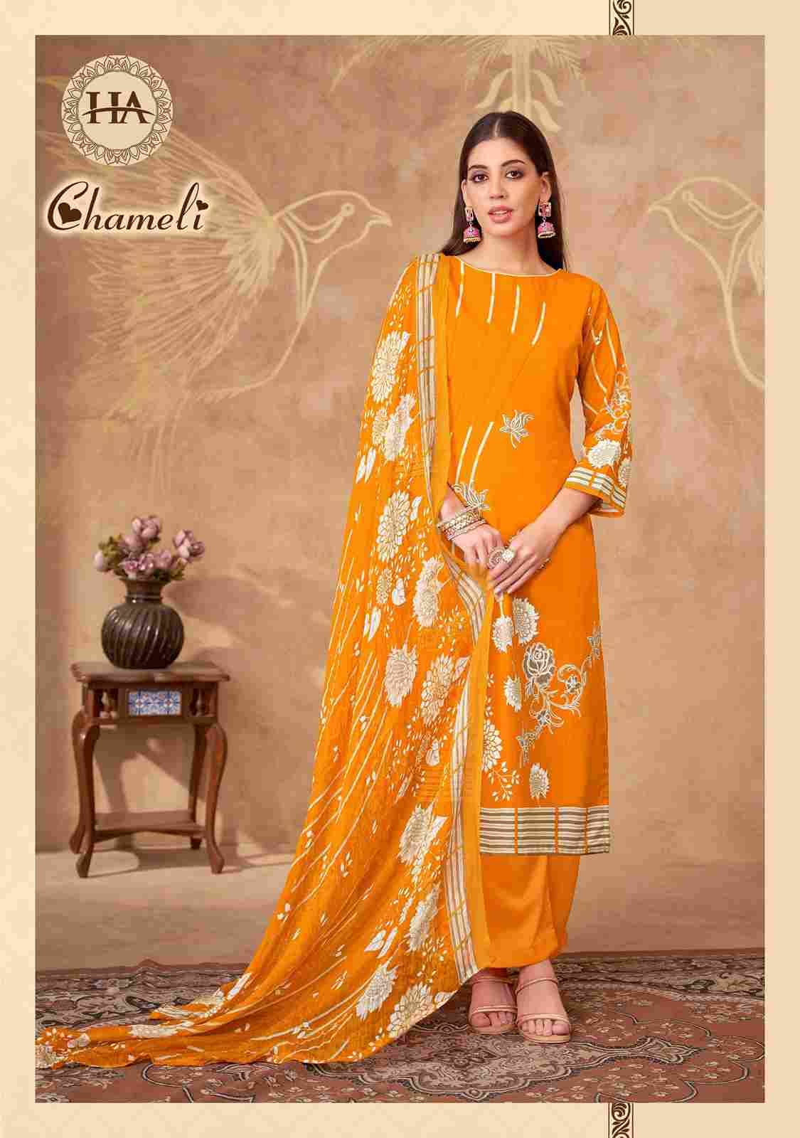 Chameli By Harshit Fashion Hub 1910-001 To 1910-006 Series Beautiful Festive Suits Stylish Fancy Colorful Casual Wear & Ethnic Wear Pure Viscose Rayon Dresses At Wholesale Price