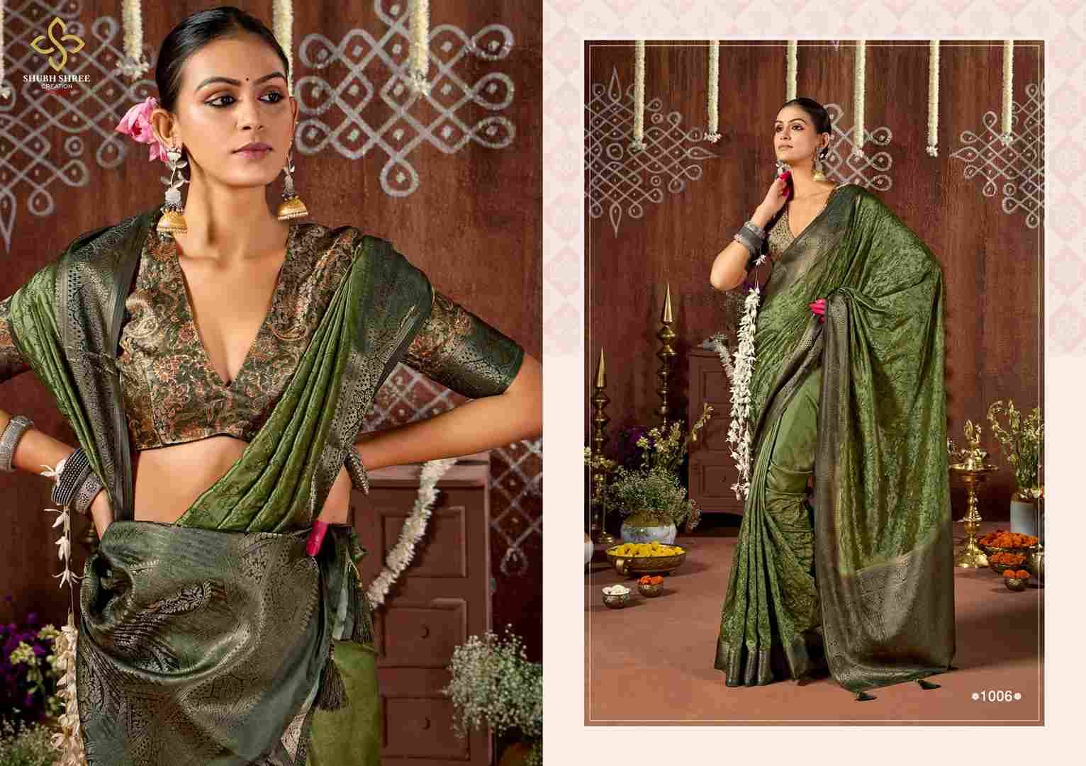 Saarika By Shubh Shree 1001 To 1010 Series Indian Traditional Wear Collection Beautiful Stylish Fancy Colorful Party Wear & Occasional Wear Pure Tussar Silk Sarees At Wholesale Price