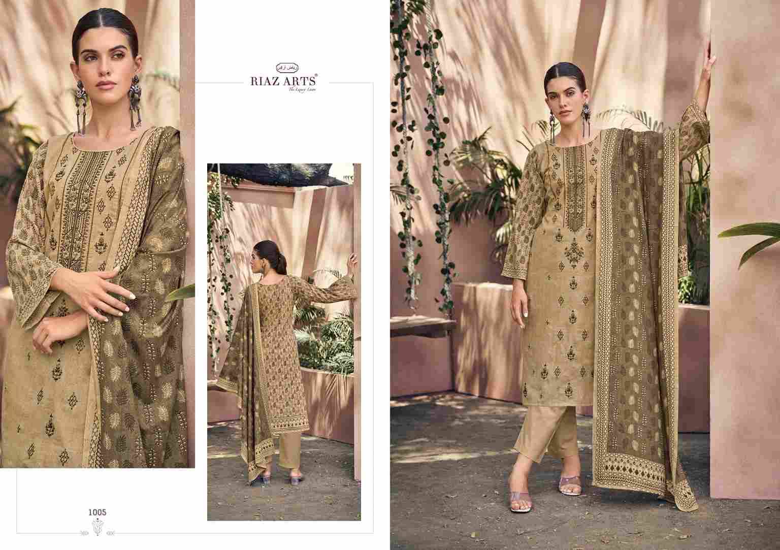 Elan Vol-3 By Riaz Arts 1001 To 1006 Series Beautiful Festive Suits Stylish Fancy Colorful Casual Wear & Ethnic Wear Pure Lawn Cotton Print Dresses At Wholesale Price