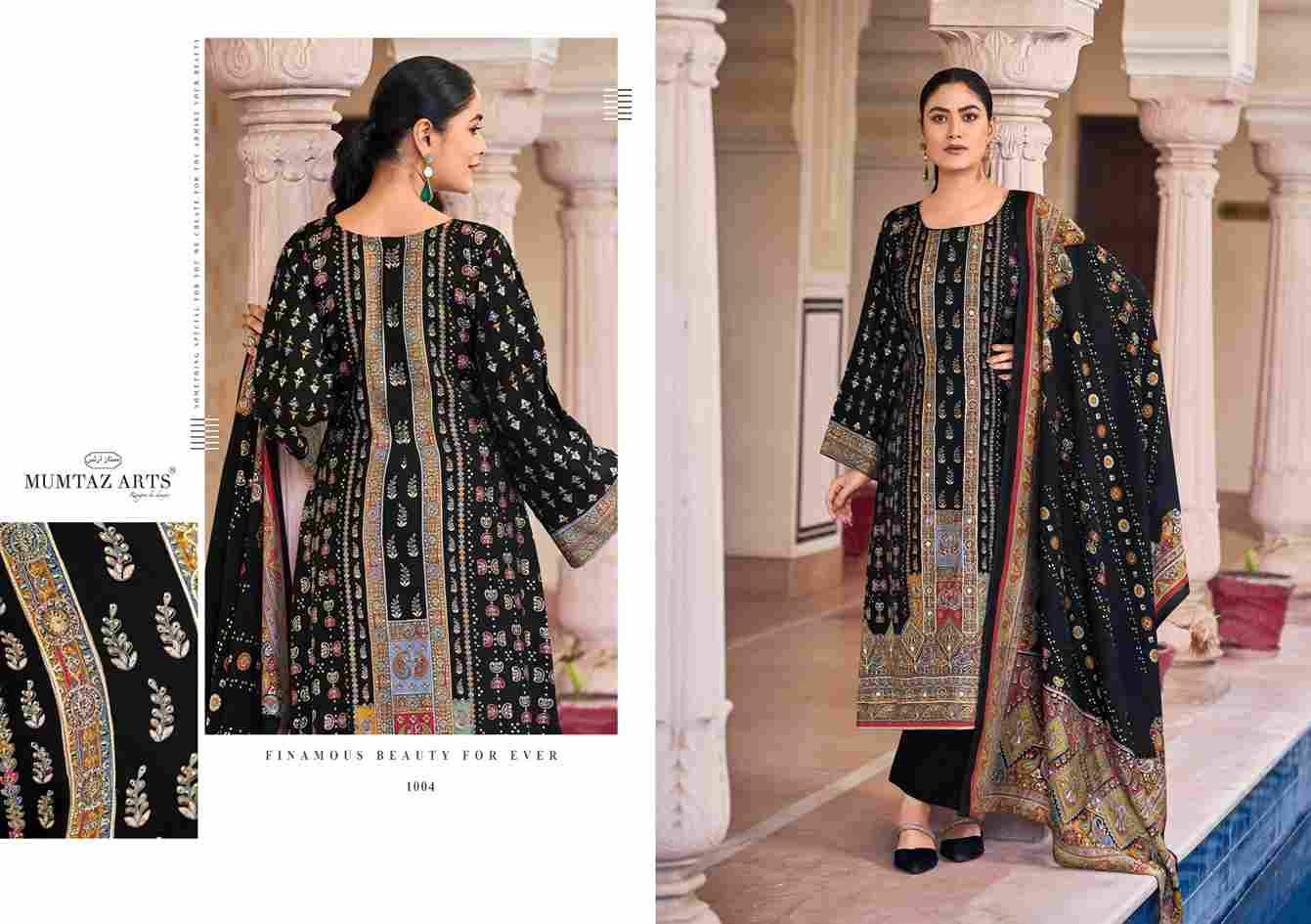 Safarnama By Mumtaz Arts 1001 To 1004 Series Beautiful Festive Suits Colorful Stylish Fancy Casual Wear & Ethnic Wear Pure Viscose Muslin Print Dresses At Wholesale Price