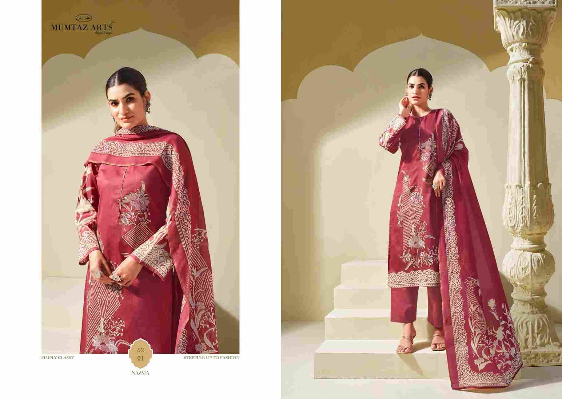Nazma By Mumtaz Arts 5201 To 5206 Series Beautiful Festive Suits Colorful Stylish Fancy Casual Wear & Ethnic Wear Pure Viscose Jam Print Dresses At Wholesale Price