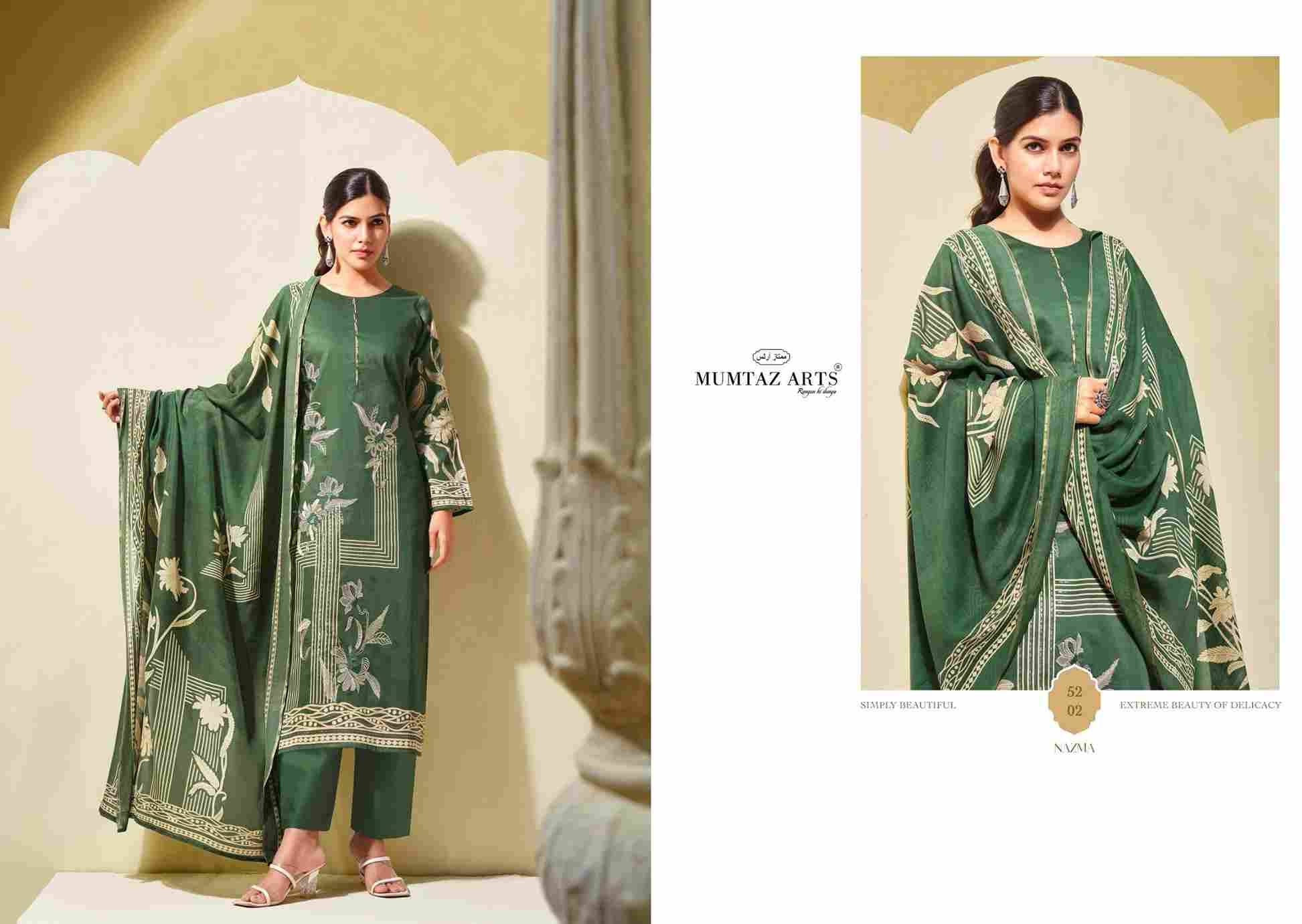 Nazma By Mumtaz Arts 5201 To 5206 Series Beautiful Festive Suits Colorful Stylish Fancy Casual Wear & Ethnic Wear Pure Viscose Jam Print Dresses At Wholesale Price