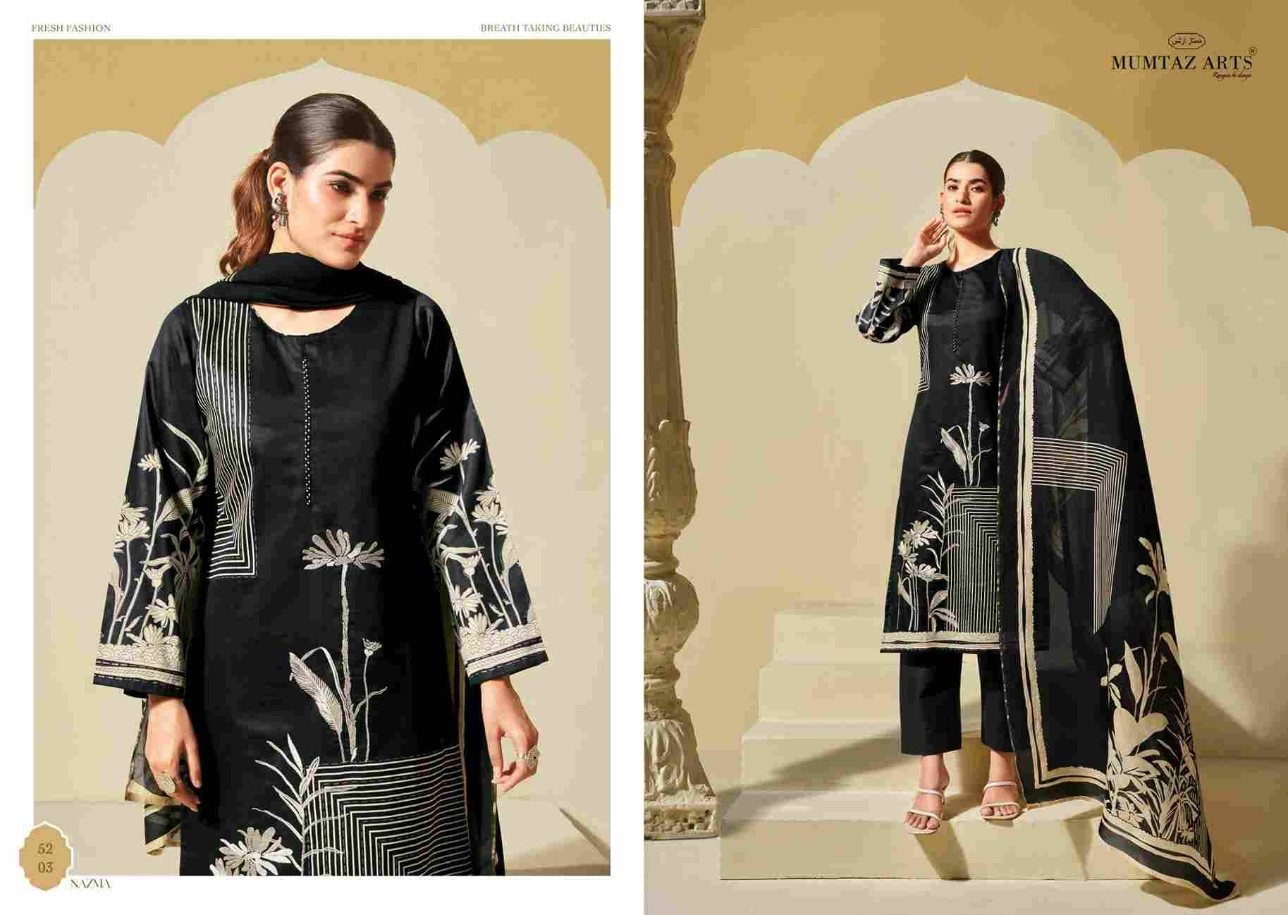 Nazma By Mumtaz Arts 5201 To 5206 Series Beautiful Festive Suits Colorful Stylish Fancy Casual Wear & Ethnic Wear Pure Viscose Jam Print Dresses At Wholesale Price