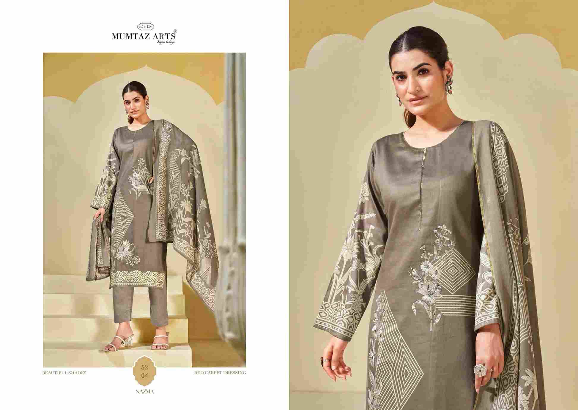 Nazma By Mumtaz Arts 5201 To 5206 Series Beautiful Festive Suits Colorful Stylish Fancy Casual Wear & Ethnic Wear Pure Viscose Jam Print Dresses At Wholesale Price