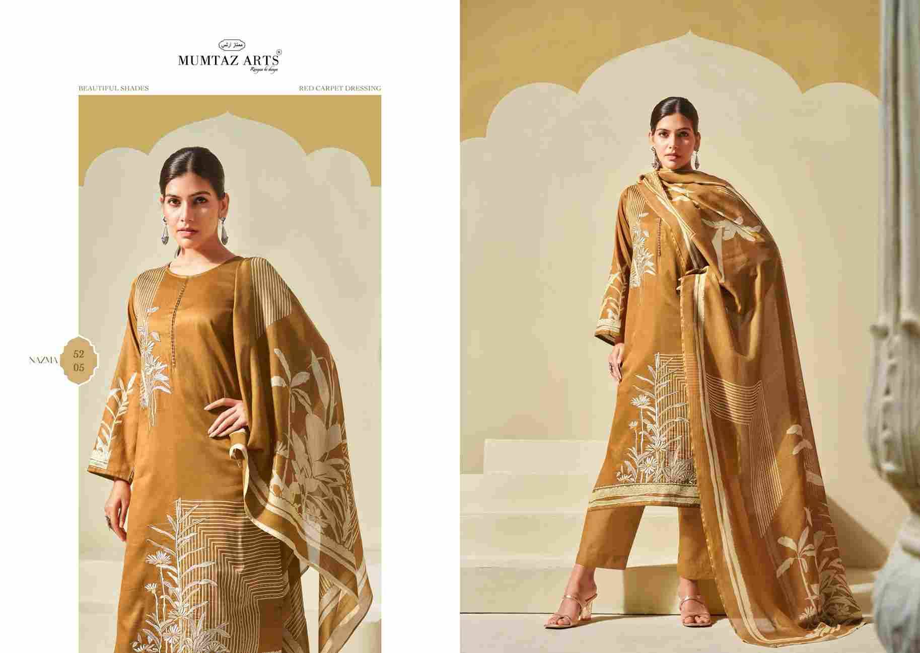 Nazma By Mumtaz Arts 5201 To 5206 Series Beautiful Festive Suits Colorful Stylish Fancy Casual Wear & Ethnic Wear Pure Viscose Jam Print Dresses At Wholesale Price
