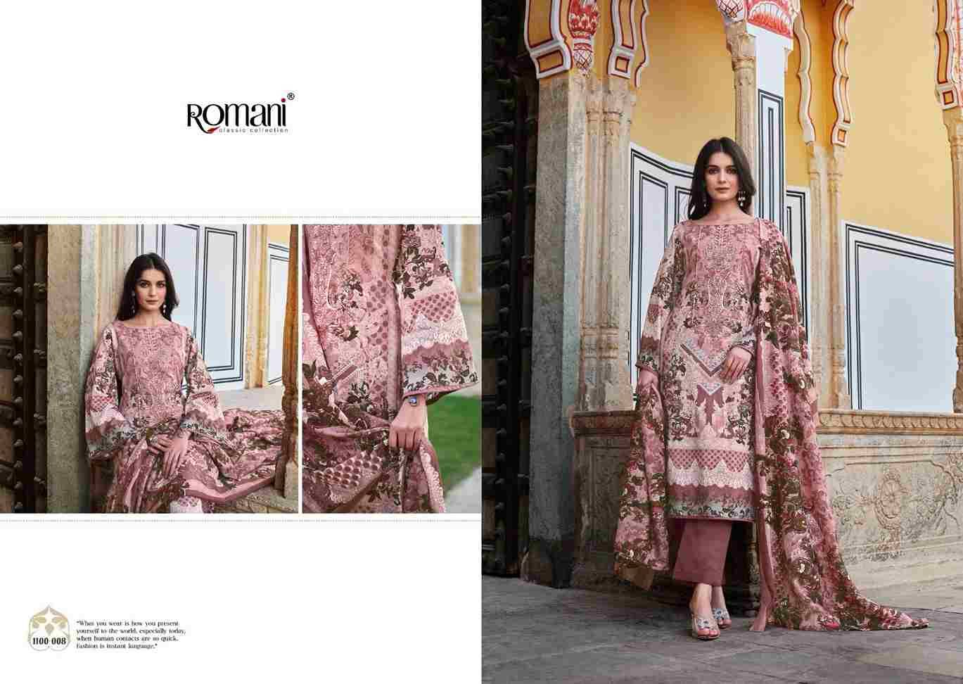 Aarzu Vol-16 By Romani 1100-001 To 1100-008 Series Beautiful Festive Suits Stylish Fancy Colorful Casual Wear & Ethnic Wear Soft Cotton Print Dresses At Wholesale Price