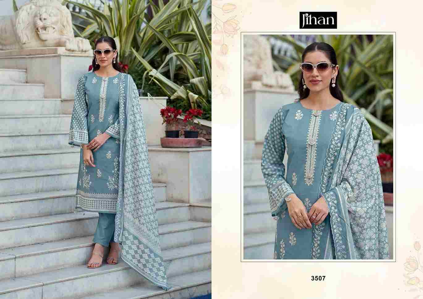 Bin Saeed Vol-16 By Jihan Designer Pakistani Suits Beautiful Fancy Stylish Colorful Party Wear & Occasional Wear Pure Lawn Dresses At Wholesale Price