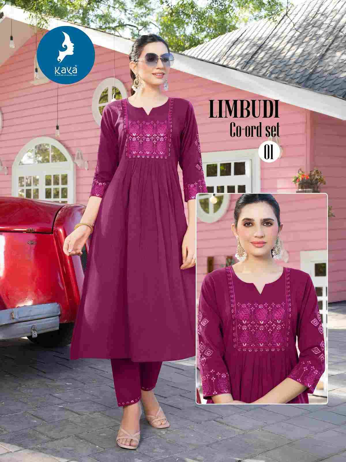 Limbudi By Kaya 01 To 04 Series Designer Stylish Fancy Colorful Beautiful Party Wear & Ethnic Wear Collection Premium Cotton Co-Ords At Wholesale Price