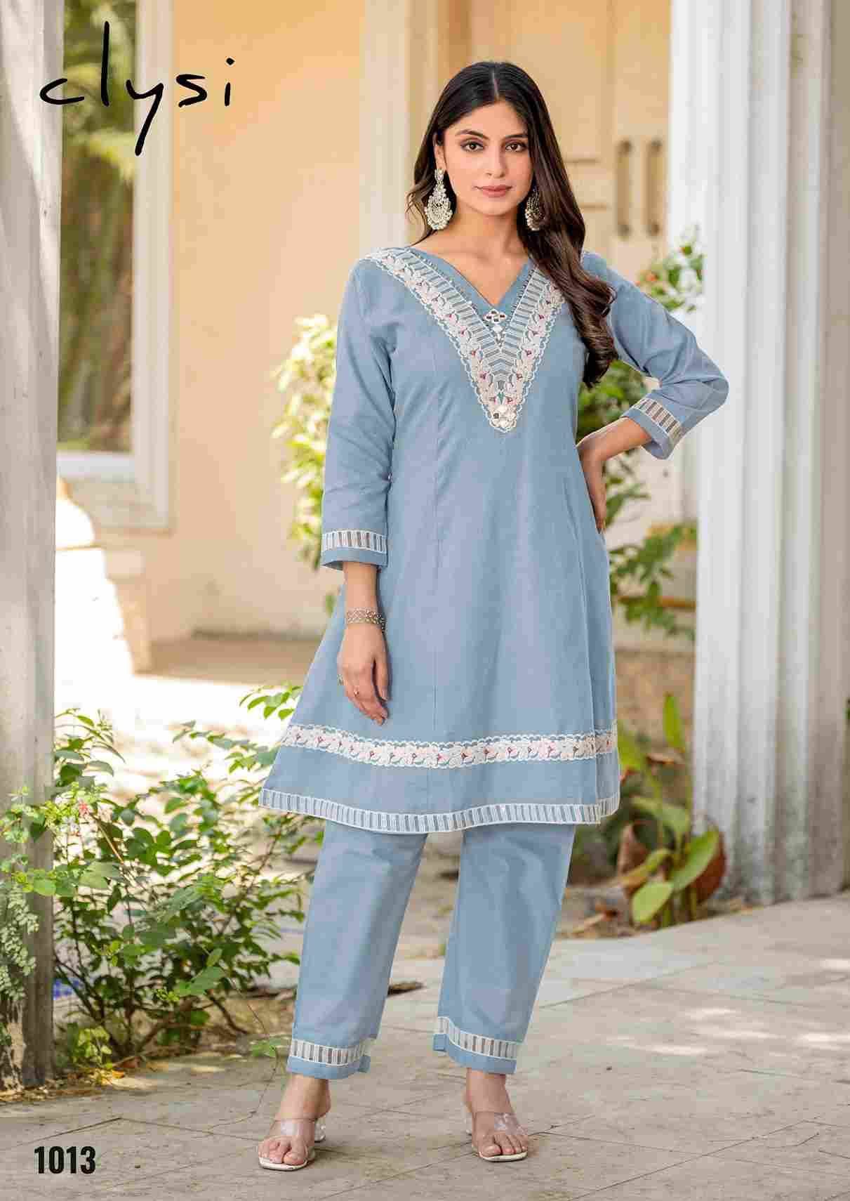 Eva By Clysi 1010 To 1013 Series Designer Stylish Fancy Colorful Beautiful Party Wear & Ethnic Wear Collection Cotton Dobby Co-Ords At Wholesale Price