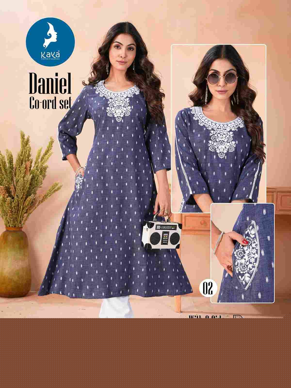 Daniel By Kaya 01 To 05 Series Designer Stylish Fancy Colorful Beautiful Party Wear & Ethnic Wear Collection Denim Butta Co-Ords At Wholesale Price