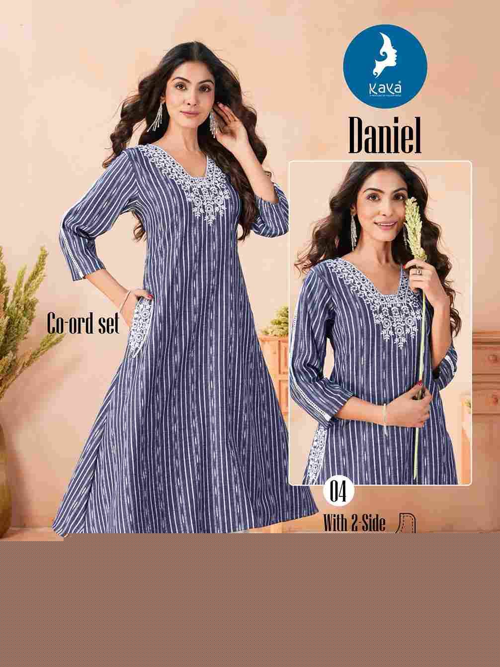 Daniel By Kaya 01 To 05 Series Designer Stylish Fancy Colorful Beautiful Party Wear & Ethnic Wear Collection Denim Butta Co-Ords At Wholesale Price